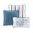 Twin/Twin Xl Quilt - Blue Microfiber And Coral Motifs Reversible Bedding With-120944818
