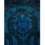 Tapis unique bleu / noir 10 pi x 13 pi 10 po Yenson