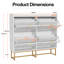 20 Pair Flip Down Shoe Storage-276048160