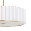 Lustre tambour 24 po à 5 lumières plissées-873919599