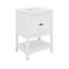 Meuble-lavabo moderne élégant pour la sérénité et le style, 24 po avec lavabo en céramique-114234390