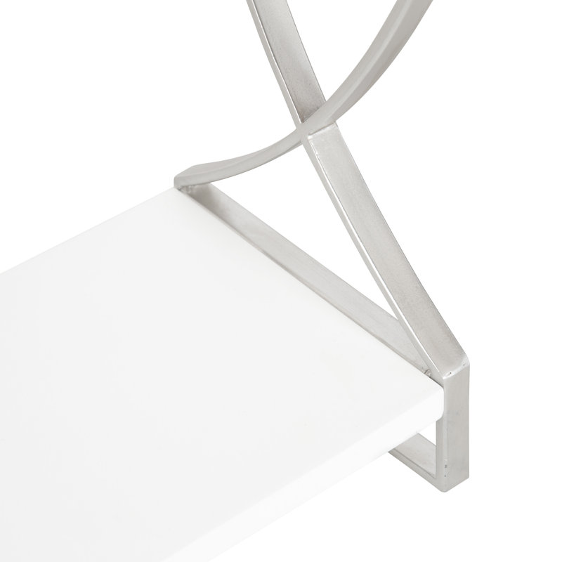 3 Piece Tiered Shelf, Silver