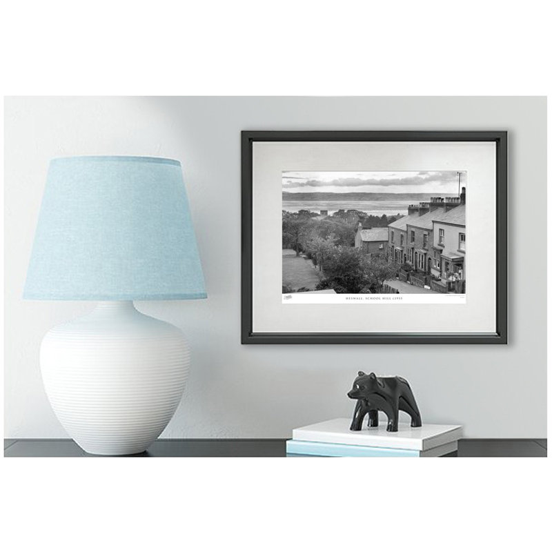 Heswall, School Hill C1955 by Francis Frith - Single Picture Frame Print, 60cm H x 80cm W x 2.3cm D