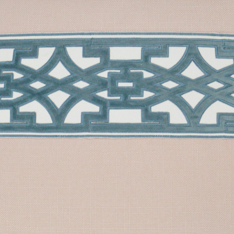 Lyon Pillow Cover & Insert, Blush, Square 20"