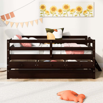 Carrianna Twin Loft Bed , Trundle Bed Included