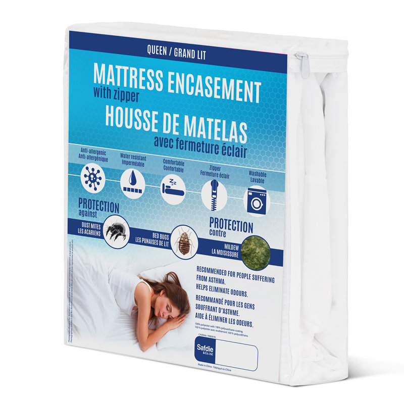 Protège-matelas hypoallergénique à fermeture à glissière Rosenkranz, Très grand