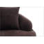 Canapé modulaire confortable en L avec méridienne incurvée, sans assemblage requis, mousse à haute densité pour le salon et la chambre à coucher