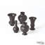 5 Piece Mini Chinoise Vase Set-Matte Black-64404921