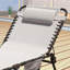 Chaise longue inclinable avec coussin Kadie-Lei-208890412