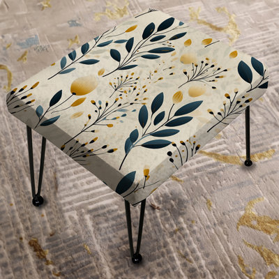 Zaremba - Floral Rectangle Ottoman