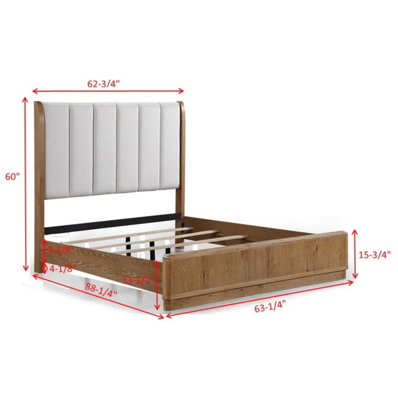 Grand lit à panneau Westcott
