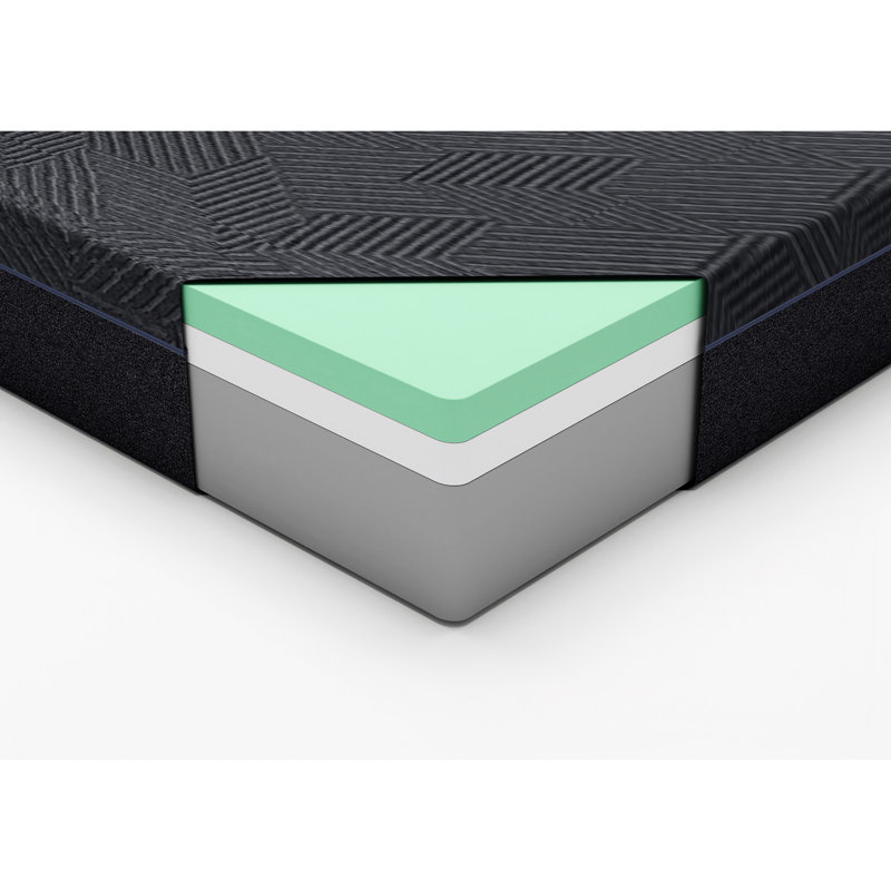 Matelas pour lit simple 11 po, gris, en mousse et en thé Tea Gel