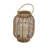 Poly Rattan Led Lantern, Realistic White Led Candle, Timer Function, Warm Flickering Glow, Ideal For Living Room/entryway/bedroom (3 Aa Batteries Not Included)-121081846