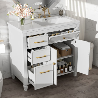36'' Single Bathroom Vanity With Top