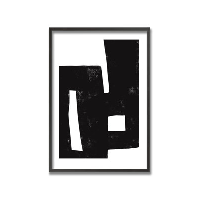 «Abstract I Was Never There» par Uplusmestudio - Œuvre d'art encadrée sur papier
