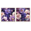 Fleurs mauves Wonderland - ensemble de 2 décorations murales florales-102579529-102579532