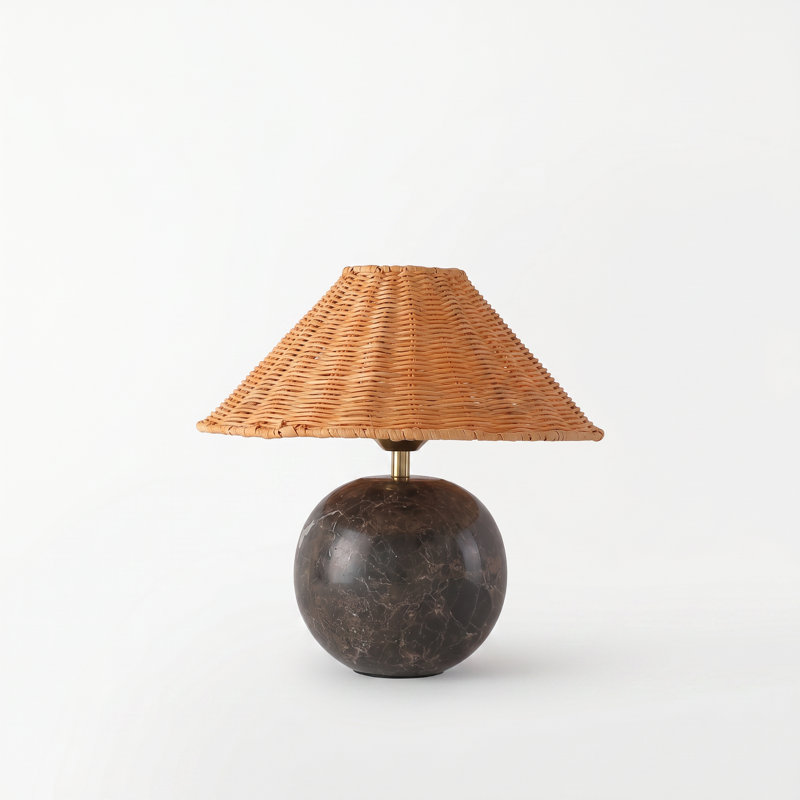 11.8" Marble Table Lamp