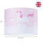 18cm H Cotton Drum Lamp Shade ( Screw On ) in Pink