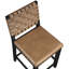 Chaise de comptoir en cuir végétalien Reid-761954170-761954180