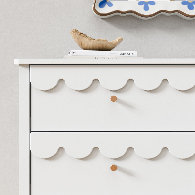 Commode à 9 tiroirs l 63,1 po, Blanc