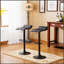 Tabouret de bar pivotant en cuir reconstitué Belham, ensemble de 2, parfait pour les sièges modernes et polyvalents
