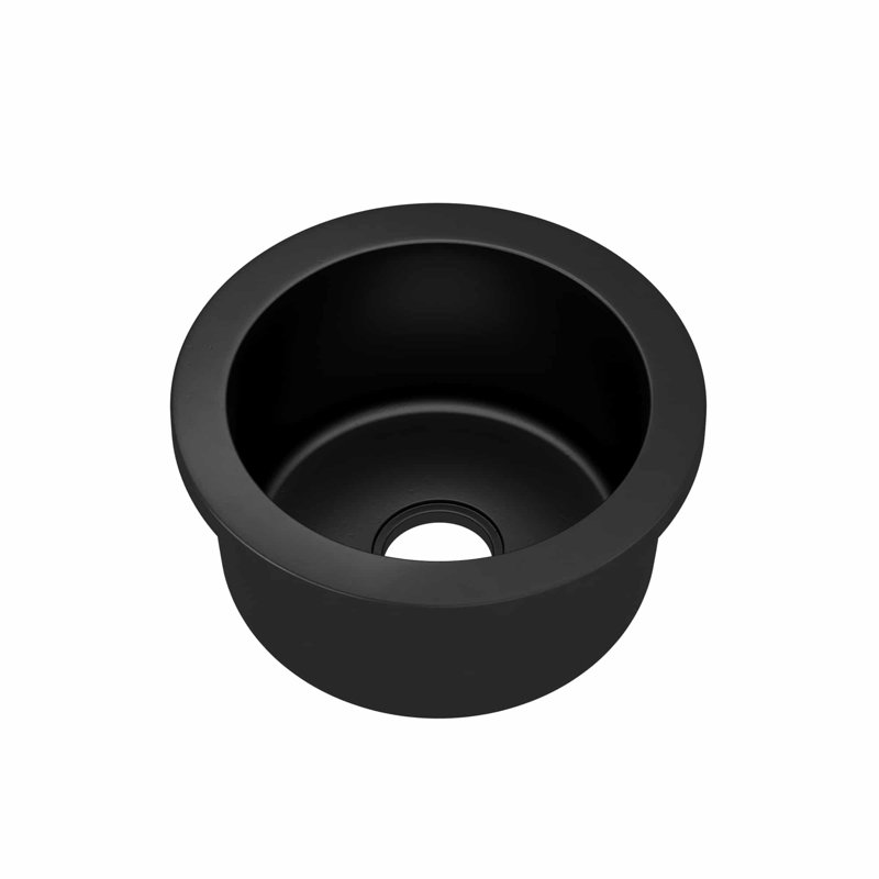 Olivos 16" L x 16" W Bar Sink, Charcoal