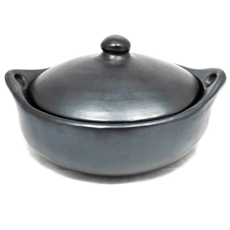 Ancient Cookware Earthenware Braiser with Lid, 7.5 qt