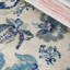 Tapis ivoire / bleu clair Leeming-331316187