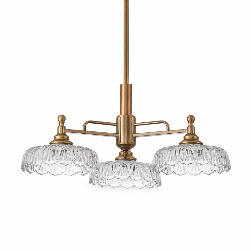  Luminaire suspendu lustre 3 lumières rétro