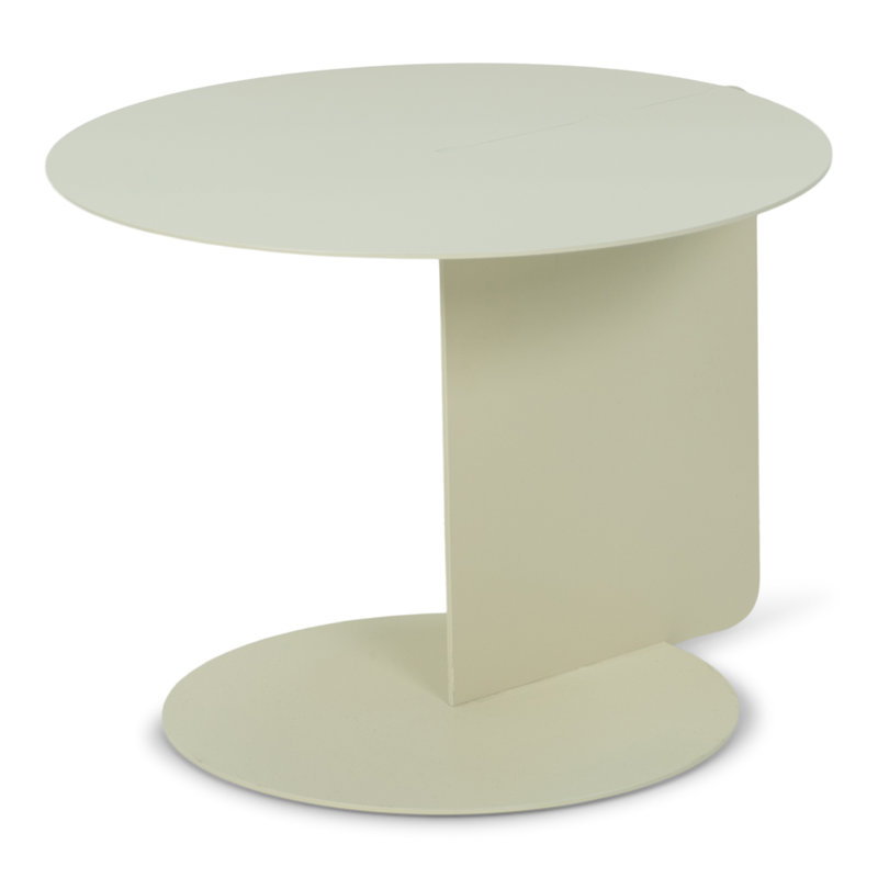 Jackson-Thomas Floor Shelf End Table, Cream