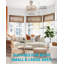 Ventilateur de plafond 20 po Boho Fandelier, en métal blanc rustique et en osier avec lumières et télécommande