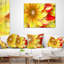 Coussin lombaire en fleur rotatif floral