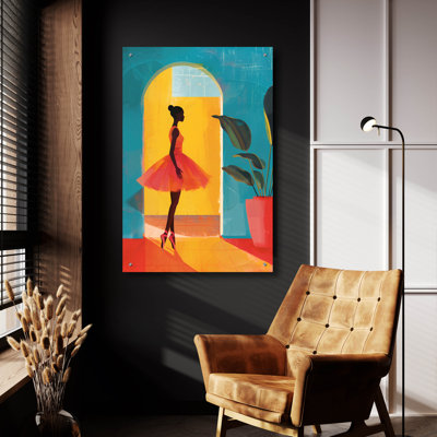 Art mural en verre épique «Caribbean Ballerina» par Andreas Magnusson