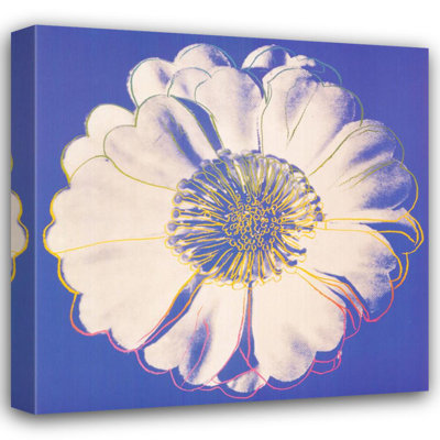 Flower for Tacoma Dome c. 1982 (blue and white)