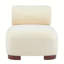 Chaise d'appoint moderne en polyester brun pour le salon - Animaux de compagnie-79574318