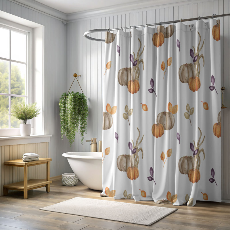 Spooky Charm - rideau de douche standard 1 pièce, H 74 po x l 35 po