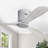  Sofucor Rachel 52'' 3-Solid Wood Blade Flush Mount Classic Ceiling Fan no Lights, Grey-670831648-608332668