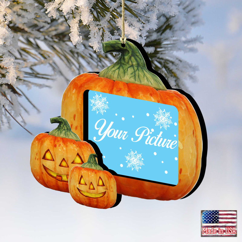 Ornement en forme de citrouille d'Halloween