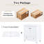 Meuble-lavabo 30 po avec lavabo, armoire, portes et tiroir 30 po