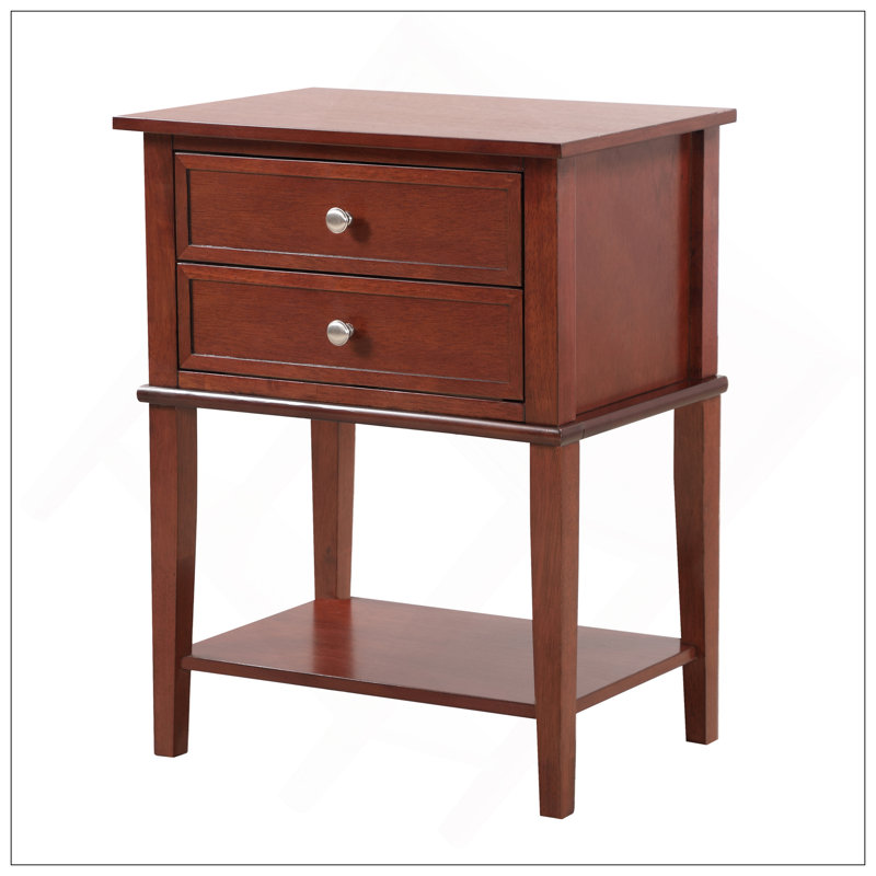 Stylish Nightstand, Cherry