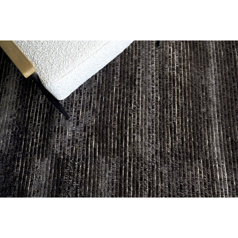 Kaza Wool Striped Area Rug, Rectangle 9' x 12'