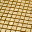 Carreau de mosaïque en verre lustré satiné doré pour mur et plancher de 11,6 po x 11,6 po Skosh (paquet de 20) (paquet de 20)-94585068
