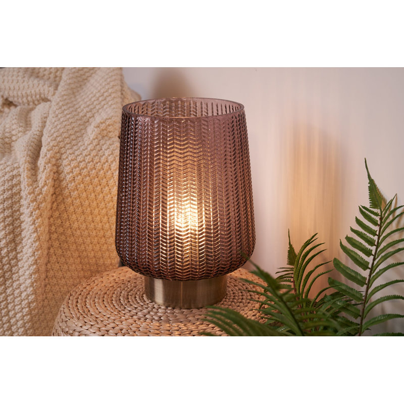 26 Cm Gunhild Table Lamp, Brown