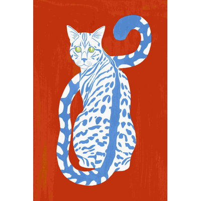 Complementary House Cat II - peinture sur toile tendue