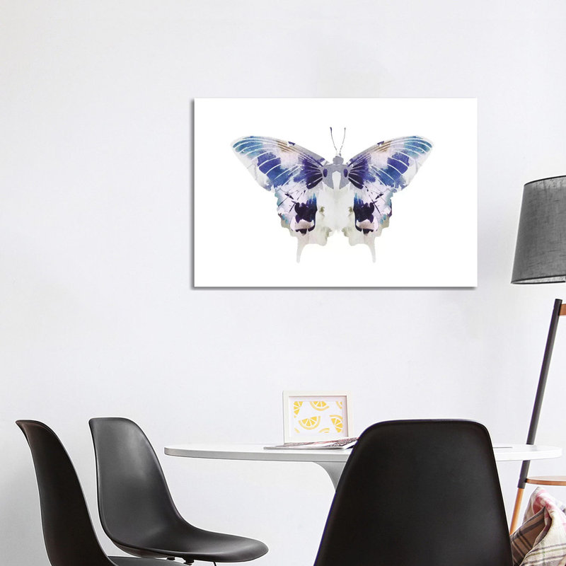 Butterfly III by Leah Straatsma - Wrapped Canvas Painting, 20.32 cm H x 30.48 cm W