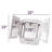 Lockheart TriFold Lighted Tabletop Makeup Mirror, Plug In