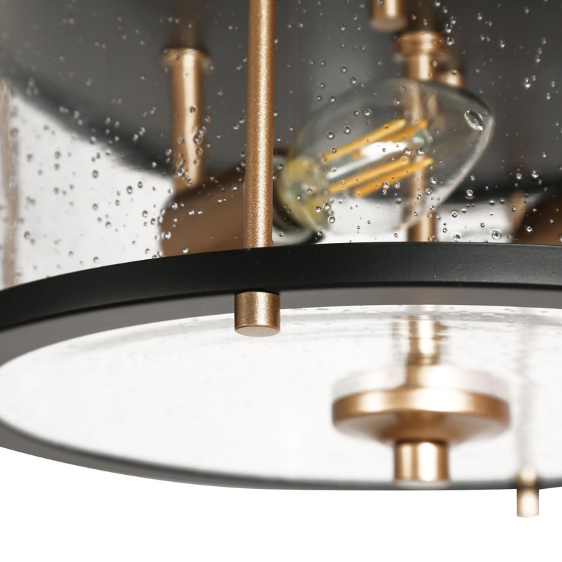Louroujina Glass Flush Mount