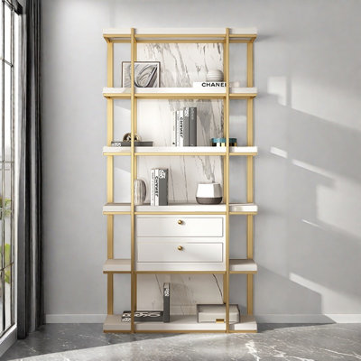 High-end and simple style bookcase by Everly Quinn