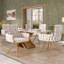 Metal Side Chair in Beige-578576943