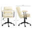 Fauteuil ergonomique en cuir PU confortable pour bureau à domicile et poste de travail